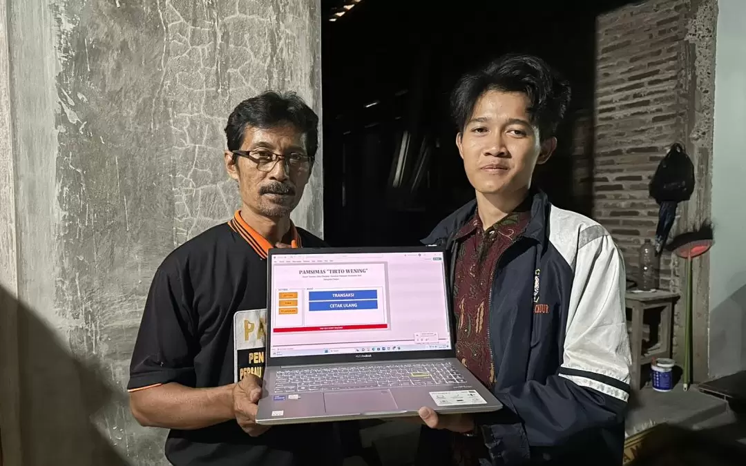 Dukung Swadaya Penyedia Air Bersih di desa : Mahasiswa KKN Undip lakukan Asistensi Pengelolaan PAMSIMAS.